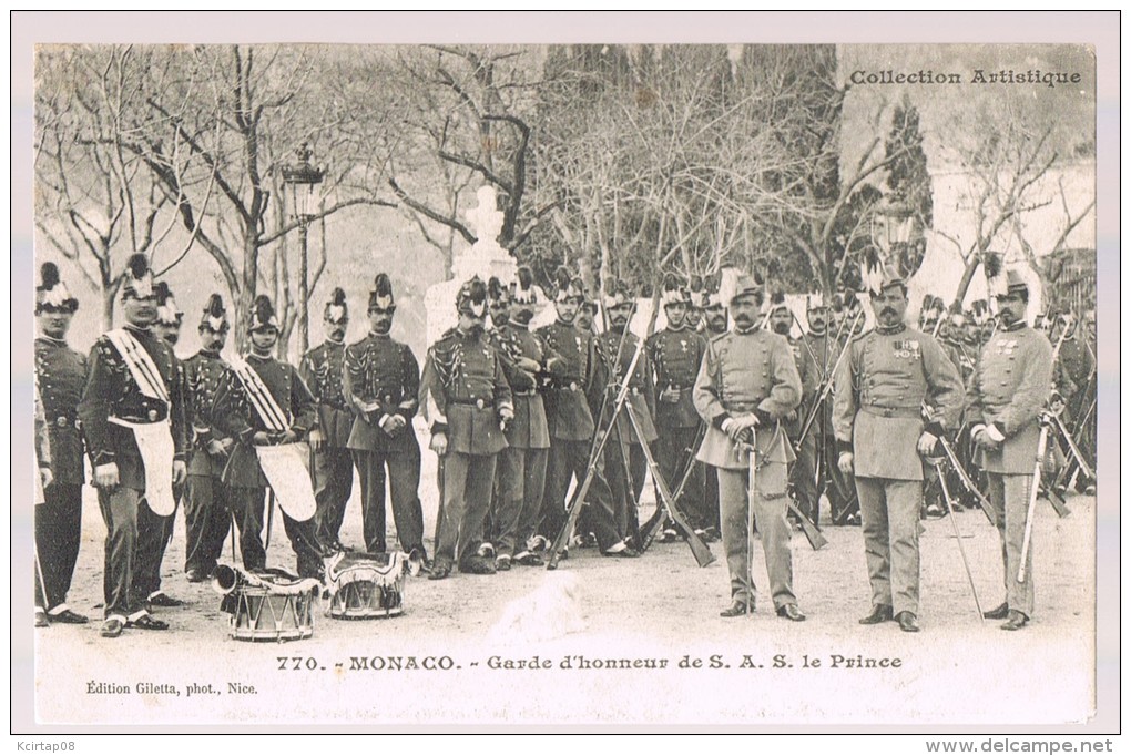 MONACO . Garde D'honneur De S.A.S. Le Prince . - La Condamine