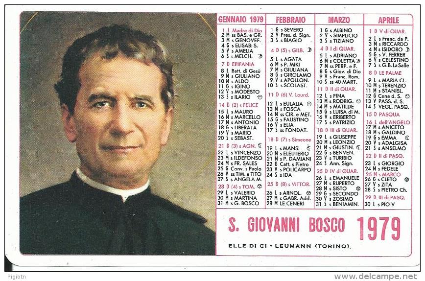 CAL175 - CALENDARIETTO 1979 - DON BOSCO - Formato Piccolo : 1971-80