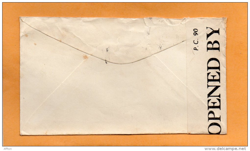 Jamaica Old Censored Cover Mailed To USA - Jamaïque (...-1961)