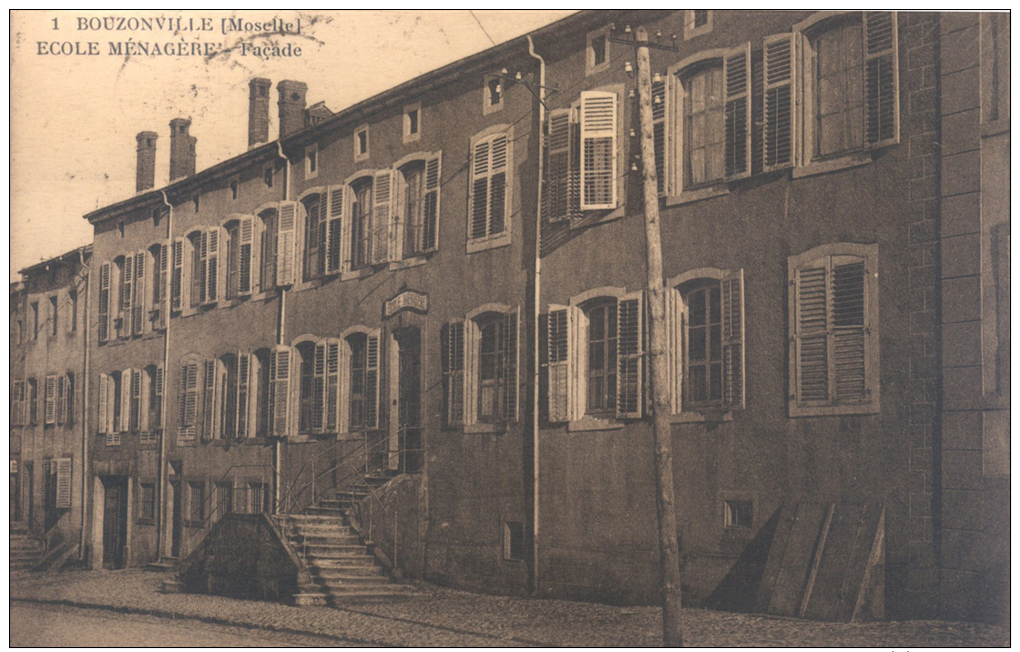 France > Lorraine > Moselle (57) > Bouzonville - Ecole Ménagère (1928) [lot De 5 Cartes] - Autres & Non Classés