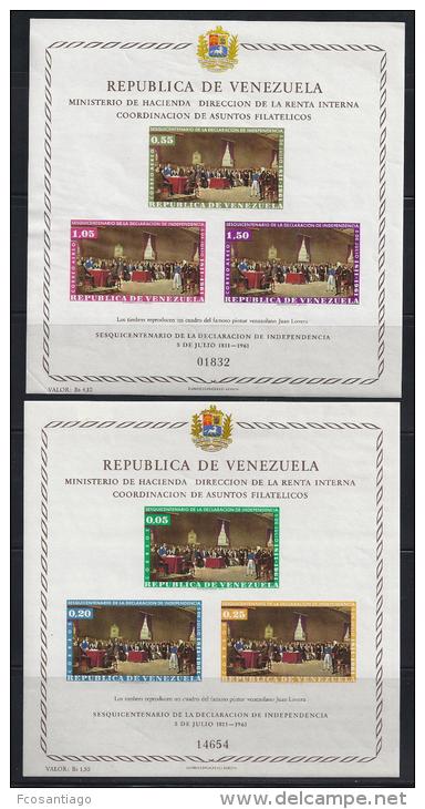 VENEZUELA 1962 - Yvert #H6/7 - MNH ** - Venezuela