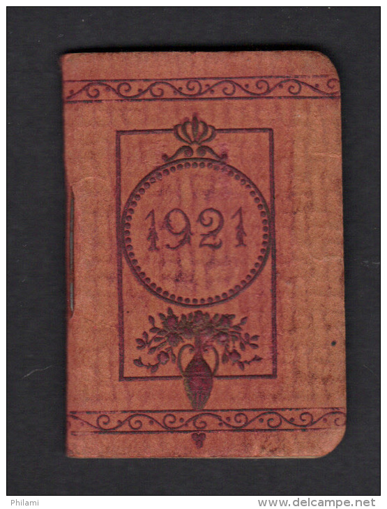 ALMANACH 1921, (mini). (3F109) - Tamaño Pequeño : 1921-40