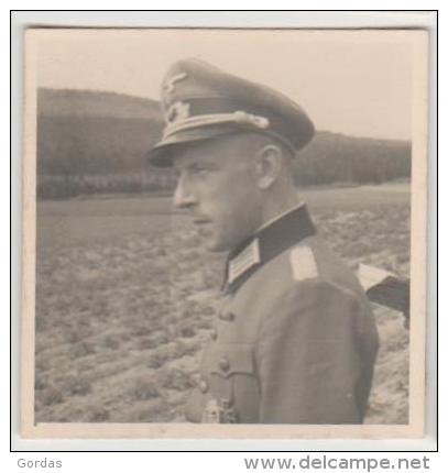 Moldova - Bessarabia - Historical Romania - Basarabia - WW2 East Front - German Nazi Officer - Old Photo 62x64mm - Moldavië