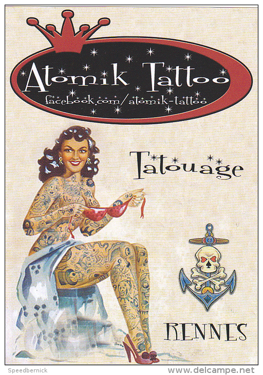 21988 Femme Tatouage -atomik Tatto - Rennes 35 France Pin Up -tatoo Tatoueur - 192 Rue Nantes - Rennes