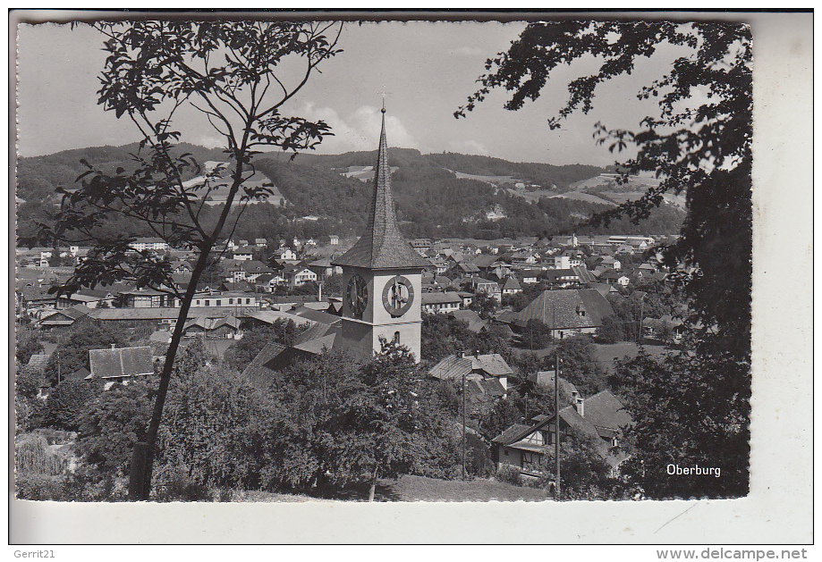 CH 3414 OBERBURG, Ortsansicht Mit Kirche - Oberburg