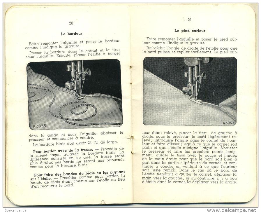 Machine A Coudre Singer N° 15B88 - Instructions Pour L'emploi De La ... - Matériel Et Accessoires