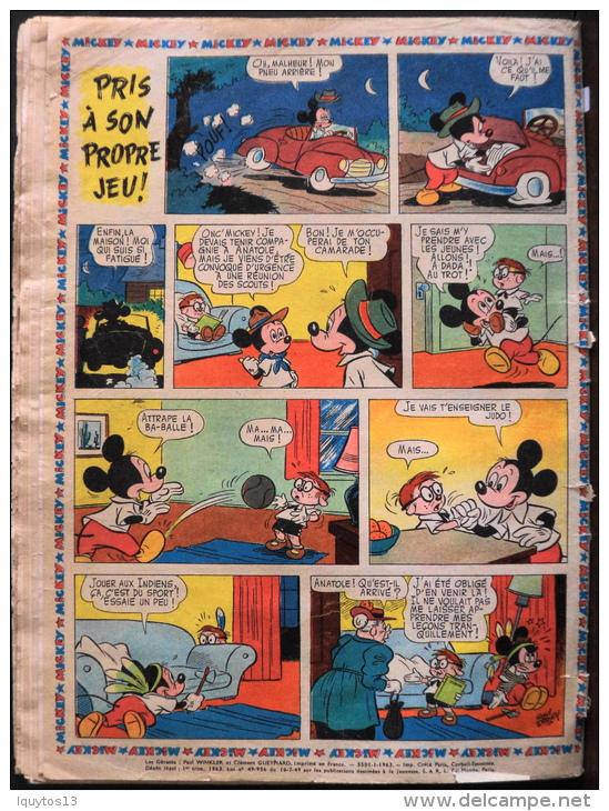 -JOURNAL De MICKEY N° 556 Du 21-1-1963 - COMPLET - En état D'usage - - Journal De Mickey