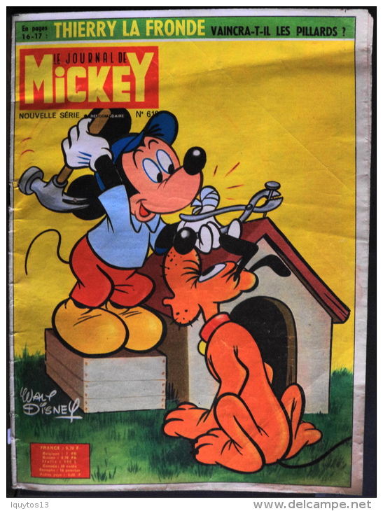 -JOURNAL De MICKEY N° 619 Du  5-4-1964 - COMPLET - En état D'usage - - Journal De Mickey