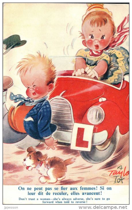 TAYLOR A  ILLUSTRATEUR ANGLAIS  ENFANTS  AUTOMOBILE - Taylor