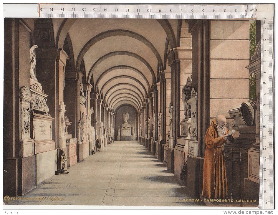 C1238 - FOTOCROMIA  PECCO - GENOVA - CAMPOSANTO - GALLERIA - Genova