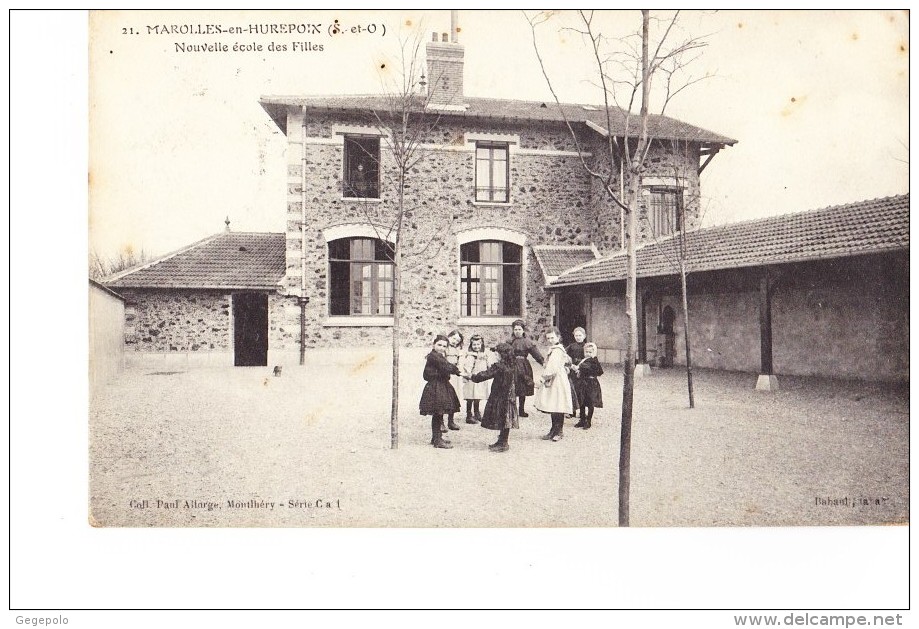 MAROLLES EN HUREPOIX - Nouvelle école Des Filles - Other & Unclassified