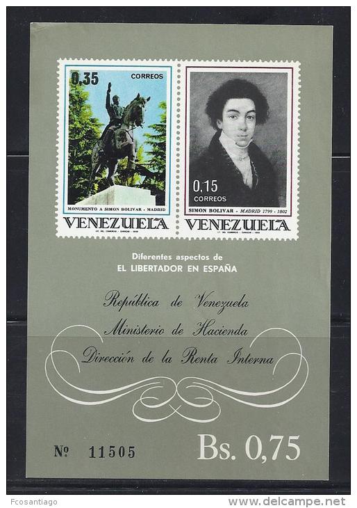 VENEZUELA 1969 - Yvert #H15 - MNH ** - Venezuela