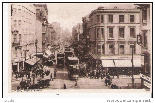 GLASGOW 70989 ARGYLE STREET - Lanarkshire / Glasgow