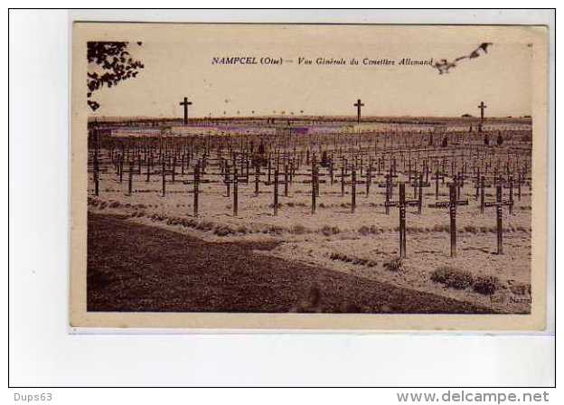 NAMPCEL - Vue Générale Du Cimetière Allemand - Très Bon état - Andere & Zonder Classificatie