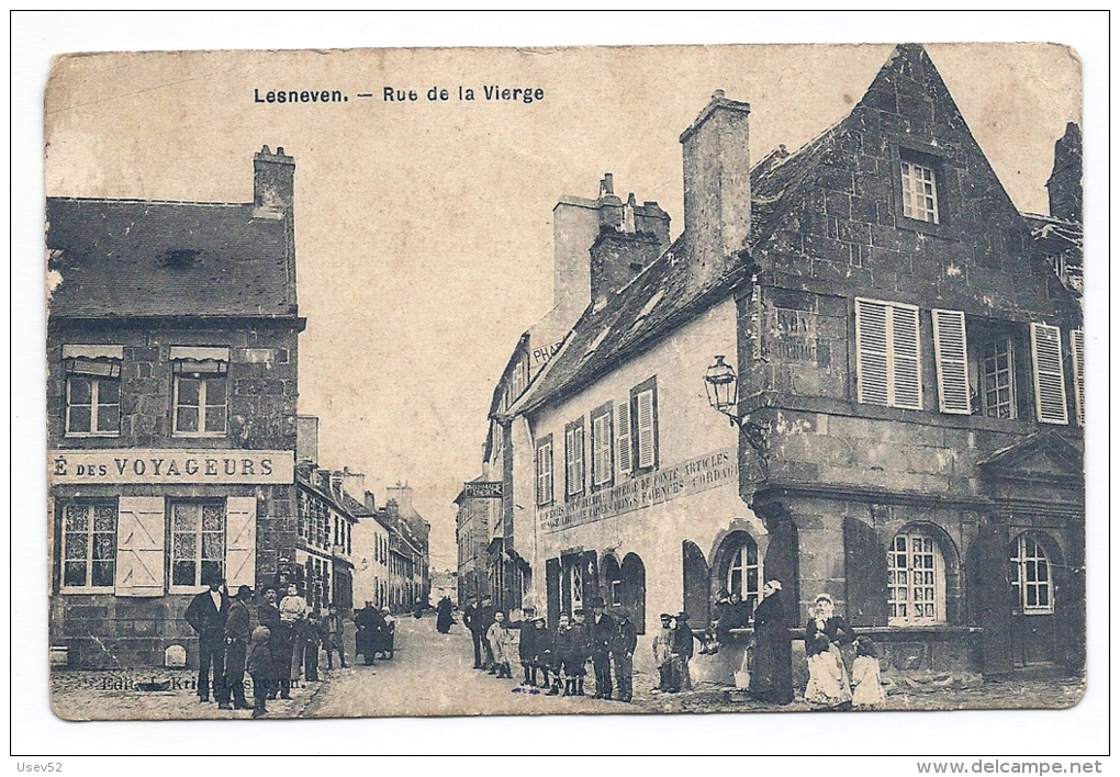 CPA Lesneven - Rue De La Vierge - Lesneven