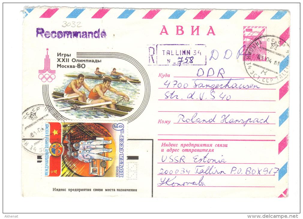 VER3032 - RUSSIA , Lettera Da TALLINN ESTONIA Del 1981 - Hand-Ball