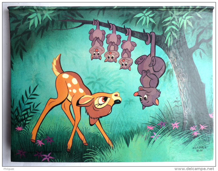 ALBUM POP UP BAMBI édition Hachette  1981 Illustrations WALT DISNEY pas KUBASTA  enfantina