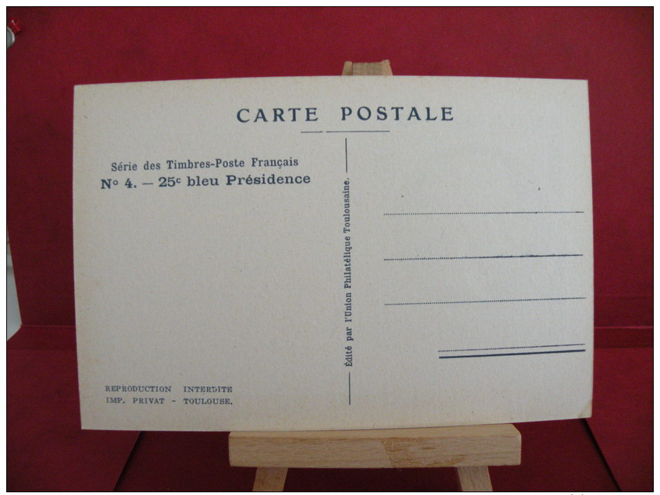 FDC, Les Premiers Timbres Poste Français - Toulouse - 17.8.1952 - 1er Jour - Carte Maxi - Timbres (représentations)