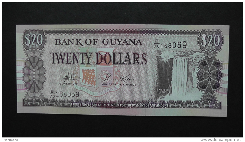 Guyana - 20 Dollar - 1996 - P 30b - Unc  - Look Scan - Guyana