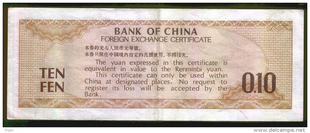 FOREIGN EXCHANGE CERTIFICATE - TEN FEN - Cina