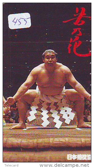 Télécarte  Japon * SUMO (455)  LUTTE  LUTTEURS WORSTELEN * JUDO * Kampf Wrestling *  LUCHA * PHONECARD JAPAN * - Sport