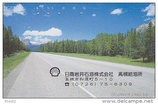 Télécarte Japon / 110-108 - Petrole Essence SHELL - Japan Oil Phonecard - Erdöl Benzin Telefonkarte - 28 - Petrole