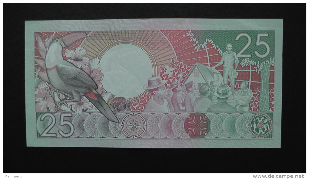 Suriname - 25 Gulden - 1988 - P 132b - Unc - Look Scan - Suriname