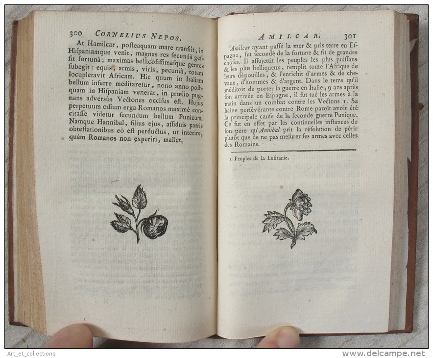 Vie Des Grands Capitaines De L’Antiquité Par Cornélius NEPOS / Barbou éditeur En 1781 - 1701-1800