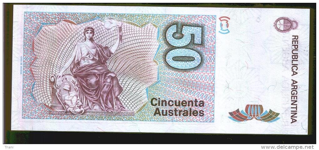 BANCONOTA DA 50 AUSTRALES - Argentina