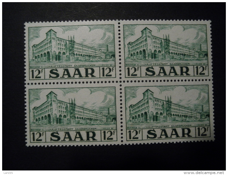 Saar 1952 Michel  326  Blok A 4 - Hojas Y Bloques