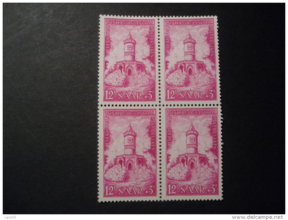 Saar 1956 Michel  374  Blok A 4 - Blocs-feuillets