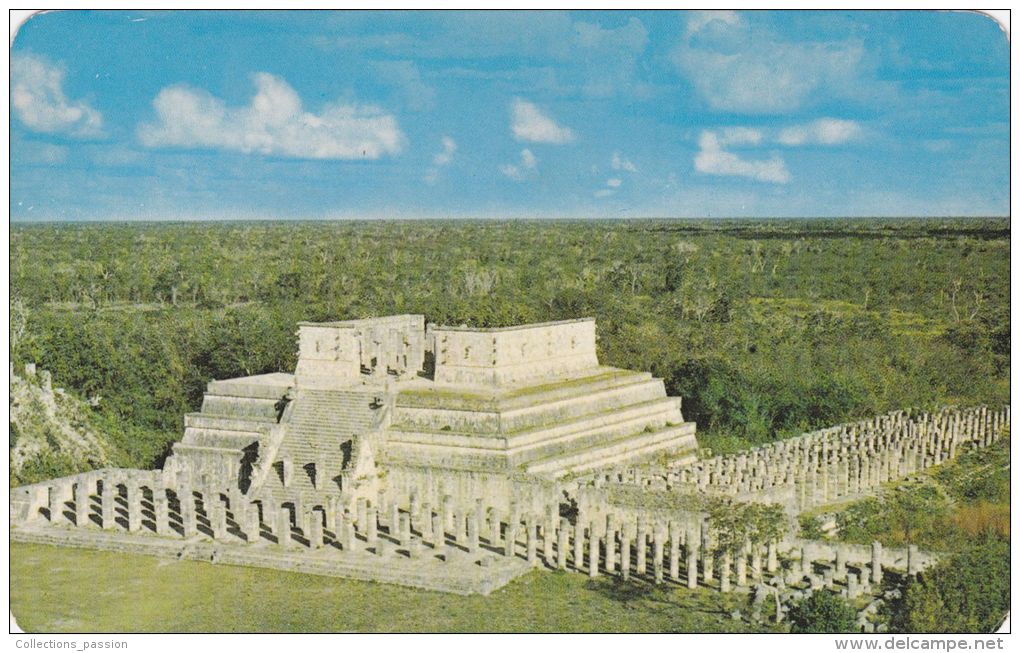 Cp , MEXIQUE , YUCATAN , Templo De Los Guerreros Y Las Mil Columnas - Mexico