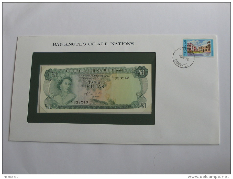 1 One Dollar 1974 BAHAMAS - The Central Bank Of The Bahamas - Billet Neuf  !!!  **** EN  ACHAT IMMEDIAT  **** - Bahamas