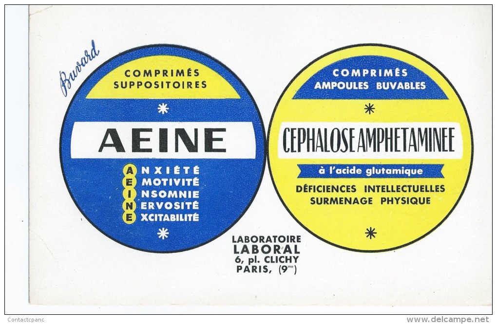 Comprimés Et Suppositoire  AEINE   - Laboratoire  LABOROL         Ft  =  21 Cm X 13.5 Cm - Produits Pharmaceutiques