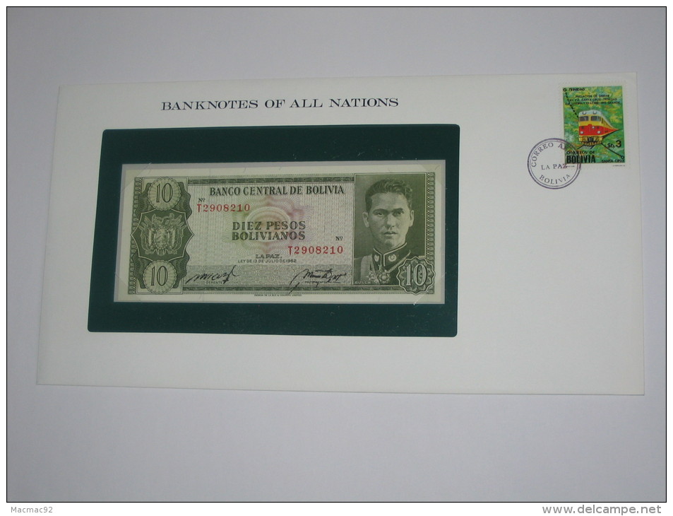 10 Diez Pesos Bolivianos 1962 -BOLIVIE - Banco Central De Bolivia - Billet Neuf  !!!  **** EN  ACHAT IMMEDIAT  **** - Bolivia