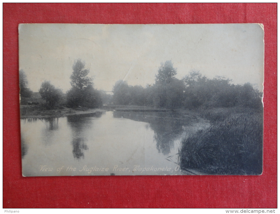 Rotograph----- - Wapakoneta Ohio Auglaize River 1908 Cancel     ----  Ref-1082 - Other & Unclassified