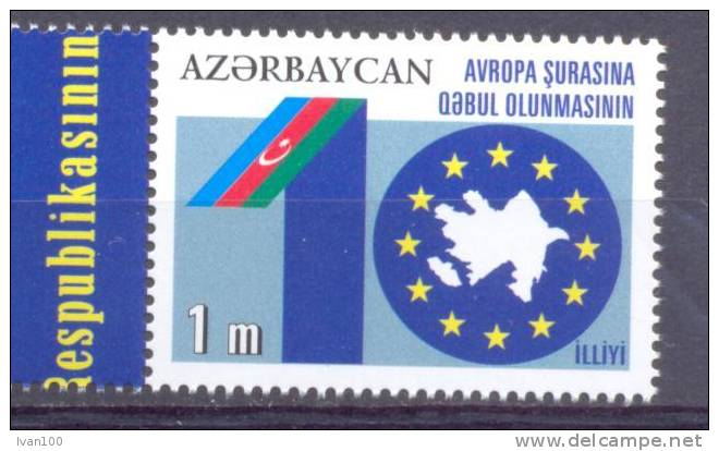 2011. Azerbaijan, Council Of Europe, 1v, Mint/** - Azerbaïjan