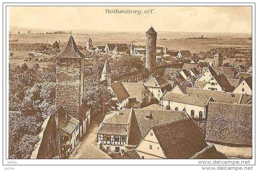 ROTHENBURG VUE GENERALE   REF 14543 - Rottenburg