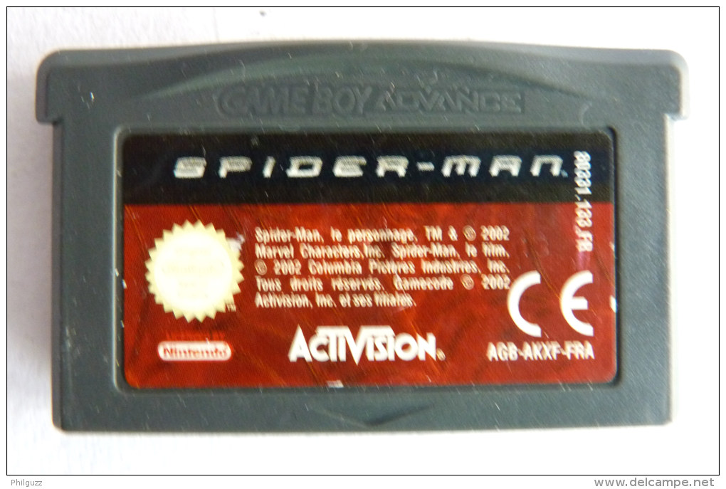 JEU NINTENDO GAME BOY  ADVANCE -  SPIDER-MAN - Nintendo Game Boy