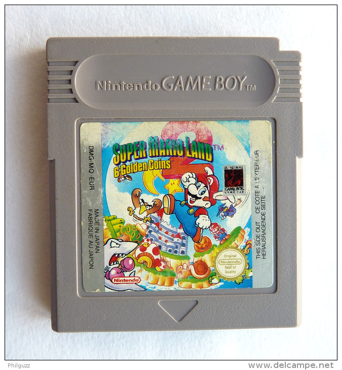 JEU NINTENDO GAME BOY  - SUPER MARIO LAND 6 GOLDEN COINS (2) - Nintendo Game Boy