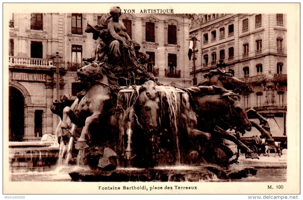 LYON : Fontaine Batholdi, Place Des Terreaux - Andere & Zonder Classificatie