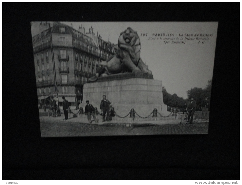 Paris .  Le Lion De Belfort. - Arrondissement: 14