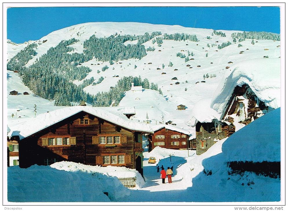 G2970 Breil Brigels - Dorfpartie Gegen Da Skigebiet / Viaggiata 1985 - Breil/Brigels