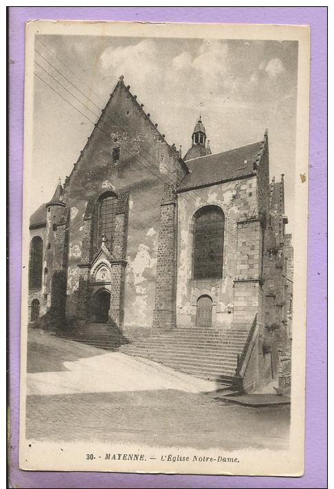 Dépt 53 - MAYENNE - Eglise Notre Dame - Mayenne