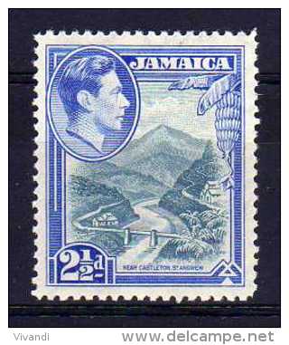 Jamaica - 1938 - 2&frac12;d Definitive (Watermark Multiple Script CA) - MH - Jamaïque (...-1961)