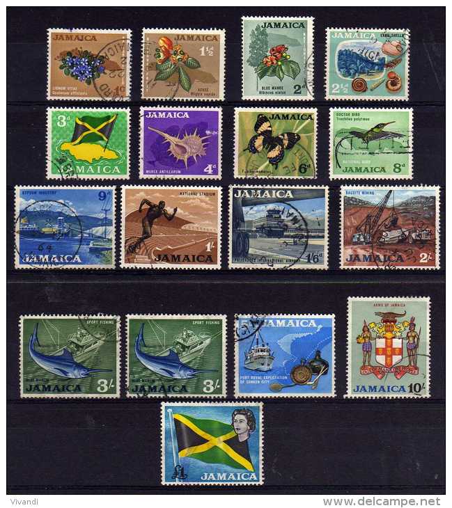 Jamaica - 1964 - Definitives - Used - Giamaica (1962-...)