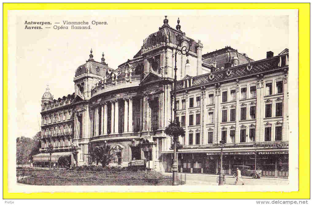 * Antwerpen - Anvers - Antwerp * (Fabrication Belge) Vlaamse Opera, Opéra Flamand, Restaurant, Café, Rare, Old - Antwerpen