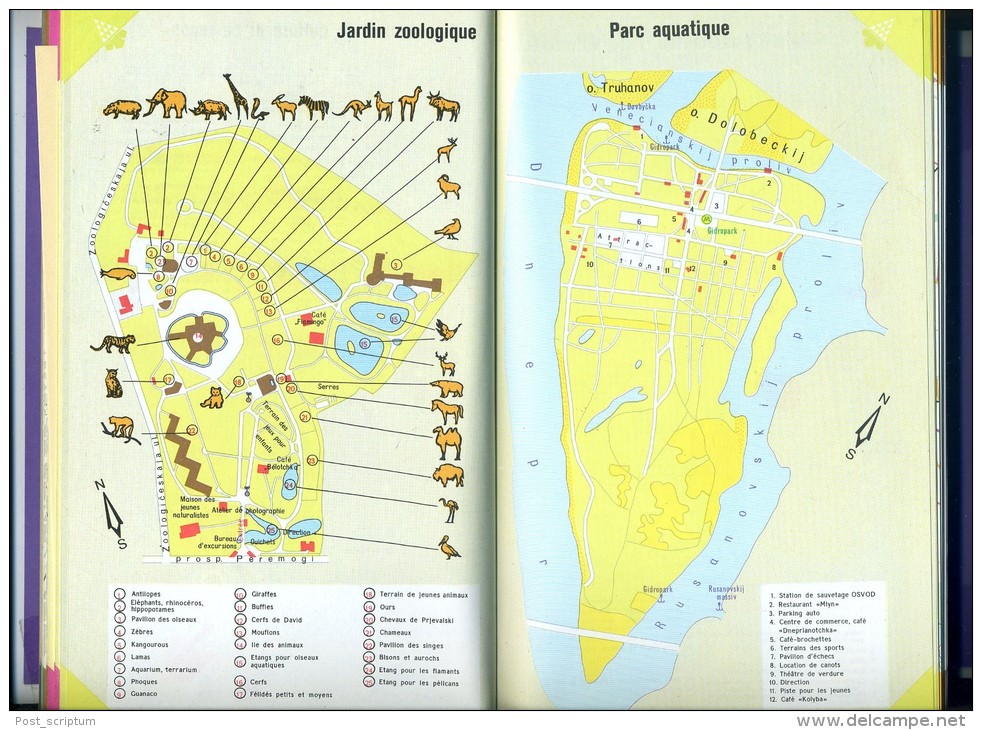 Livre -  Kiev Atlas Touristique - Cartes/Atlas