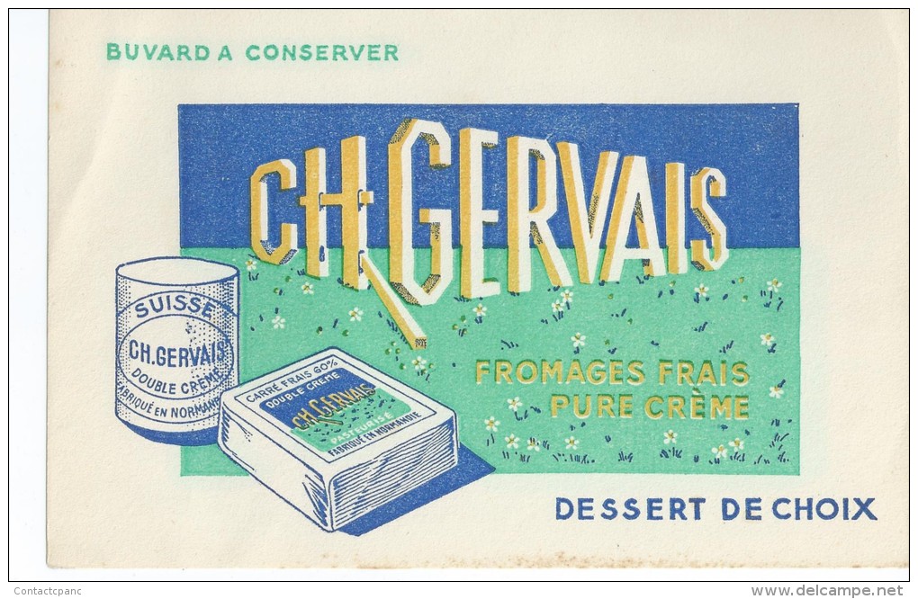 Ch.   GERVAIS           -   Ft  =  21 Cm X 13.5 Cm - Leche