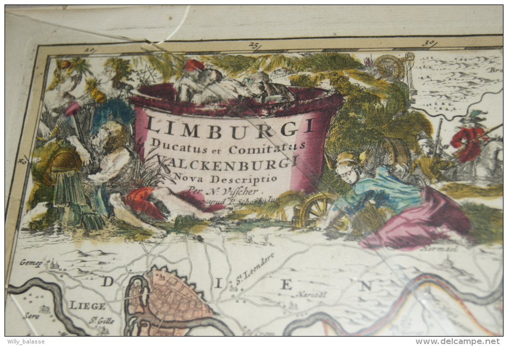 Limburgi Ducatus Et Comitatus Valckenburg Nova Descriptio - Geographical Maps